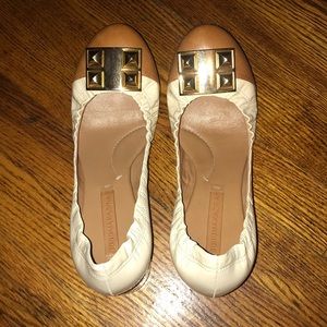 Cream colored heels from BCBGMAXAZRIA